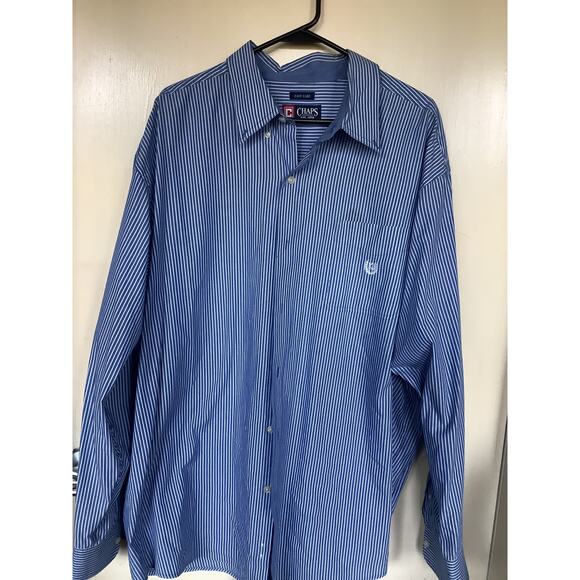 Chaps Dress Shirt size 3X Men Easy Care - Picture 1 of 3
